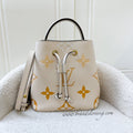LV Neonoe BB Bucket Bag in By The Pool Gradient Cream / Saffron Empreinte Leather