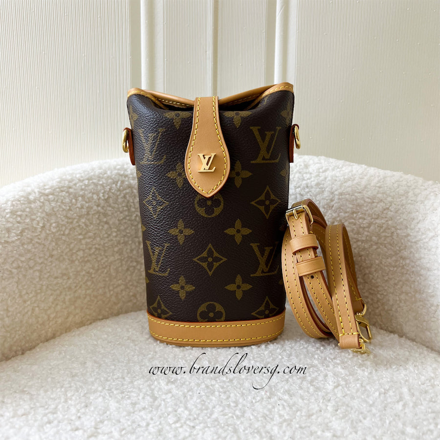 LV Fold Me Mini Bag in Monogram Canvas GHW