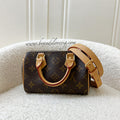 LV Nano Speedy in Monogram Canvas GHW