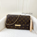 LV Favorite Pochette MM in Monogram Canvas GHW
