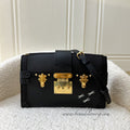 LV Trunk Clutch in Black Epi Leather with Strap GHW