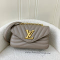 LV New Wave Chain Bag in Taupe Quilted Calfskin and GHW