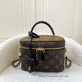 LV Vanity PM in Monogram Canvas and Black Trim with GHW