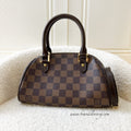 LV Mini Ribera Handbag in Damier Ebene Canvas and GHW
