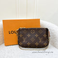 LV Mini Pochette Accessoires in Monogram Canvas and GHW