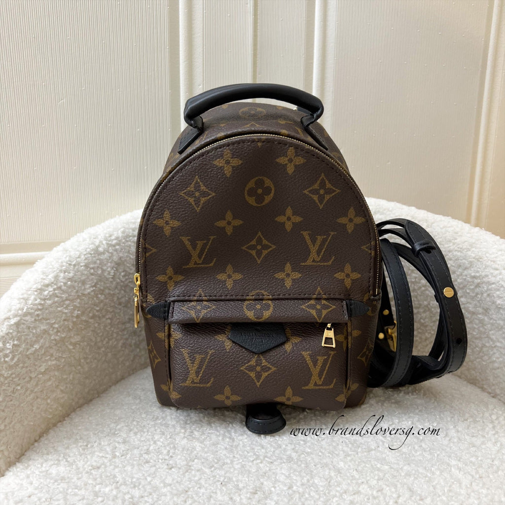 LV Palm Springs Mini Backpack in Monogram Canvas GHW