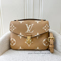 LV Pochette Metis in Arizona Beige / Crème Beige Monogram Empreinte Leather GHW