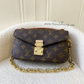 LV Pochette Metis East West in Monogram Canvas GHW
