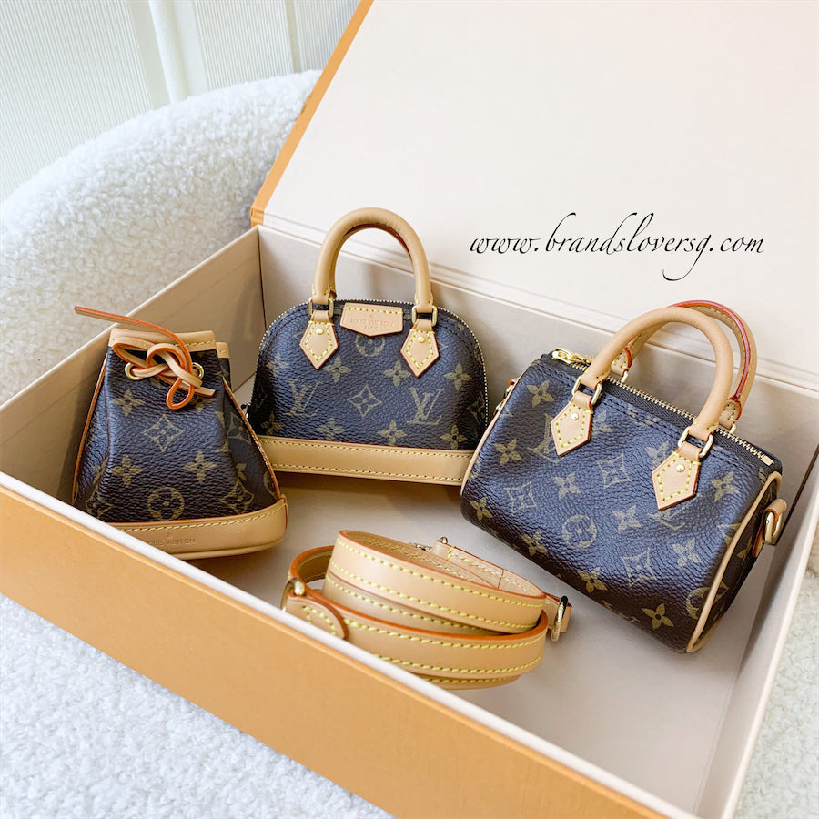 LV Trio Mini Icones in Monogram Canvas GHW