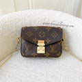 LV Micro Metis in Monogram Canvas GHW