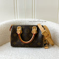 LV Nano Speedy in Monogram Canvas GHW