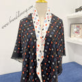 LV Game On Scarf Shawl in Black / White Monogram