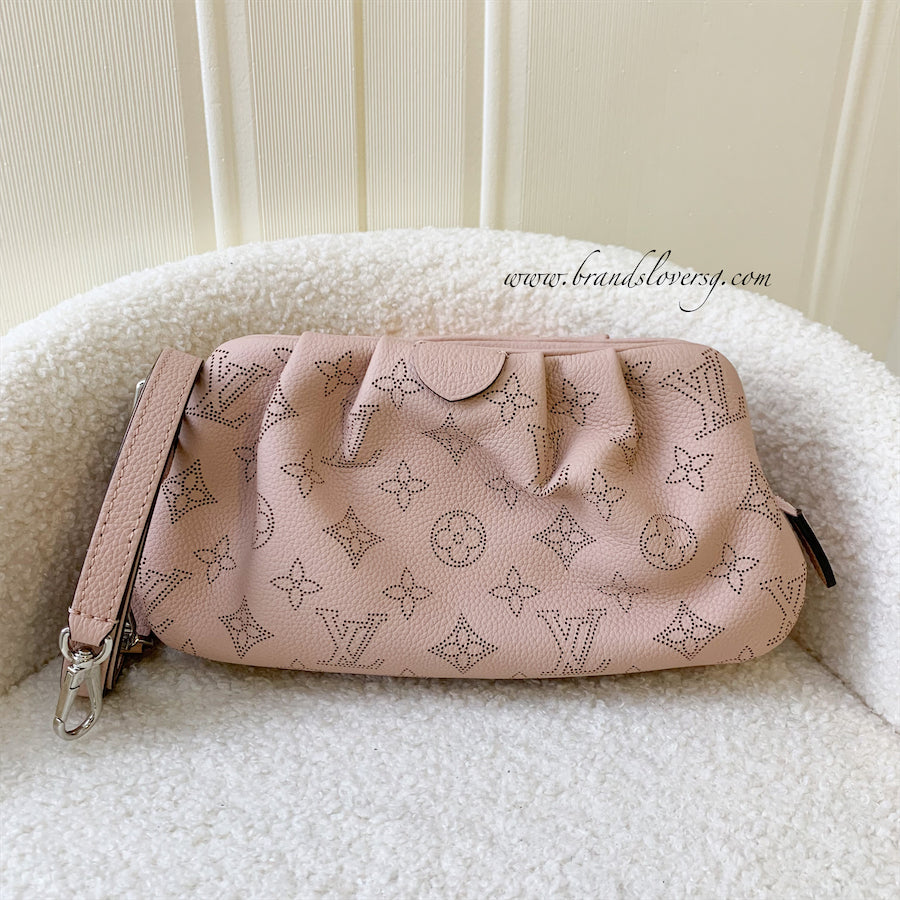 LV Scala Mini Bag in Magnolia Pink Mahina Calf Leather and SHW