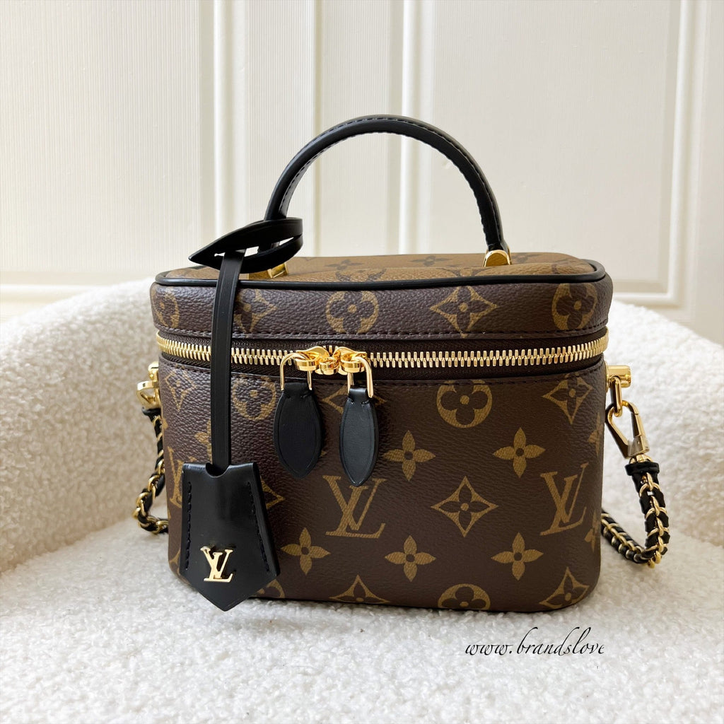 LV Vanity PM in Monogram Canvas and Black Trim GHW