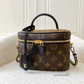 LV Vanity PM in Monogram Canvas and Black Trim GHW