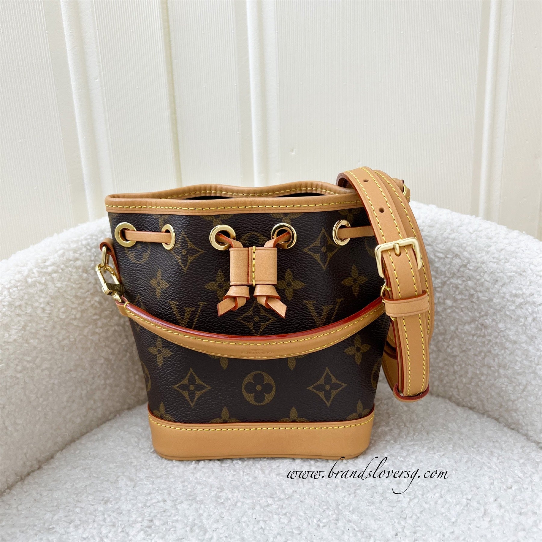 LV Nano Noe in Monogram Canvas GHW