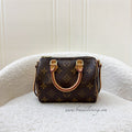 LV Nano Speedy in Monogram Canvas and GHW (Non-detachable strap) (Model: M61252)