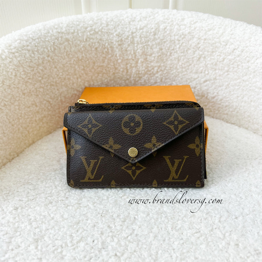 LV Card Holder Recto Verso in Monogram Canvas GHW