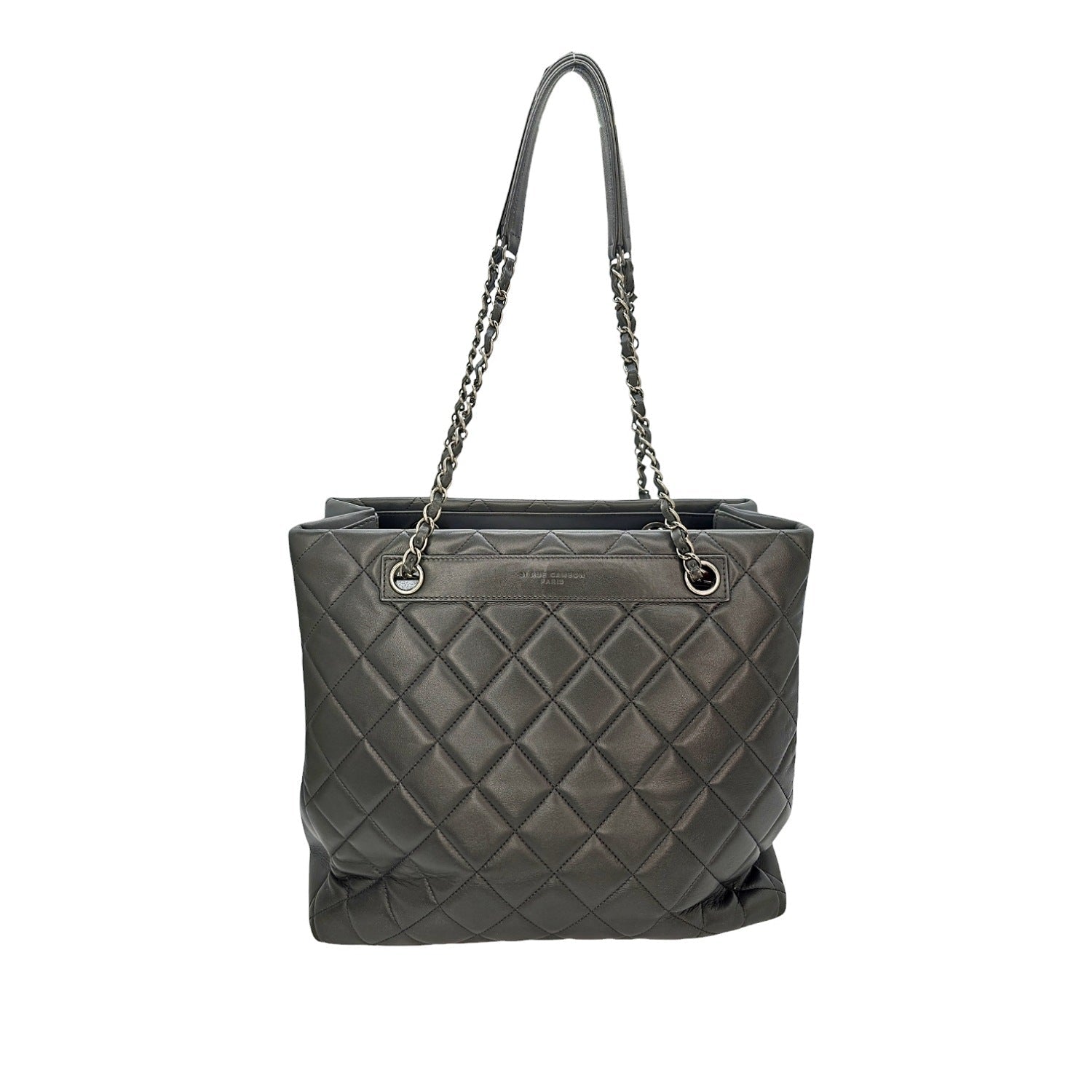 CHANEL Trendy CC Diamond Quilted Shopping Tote