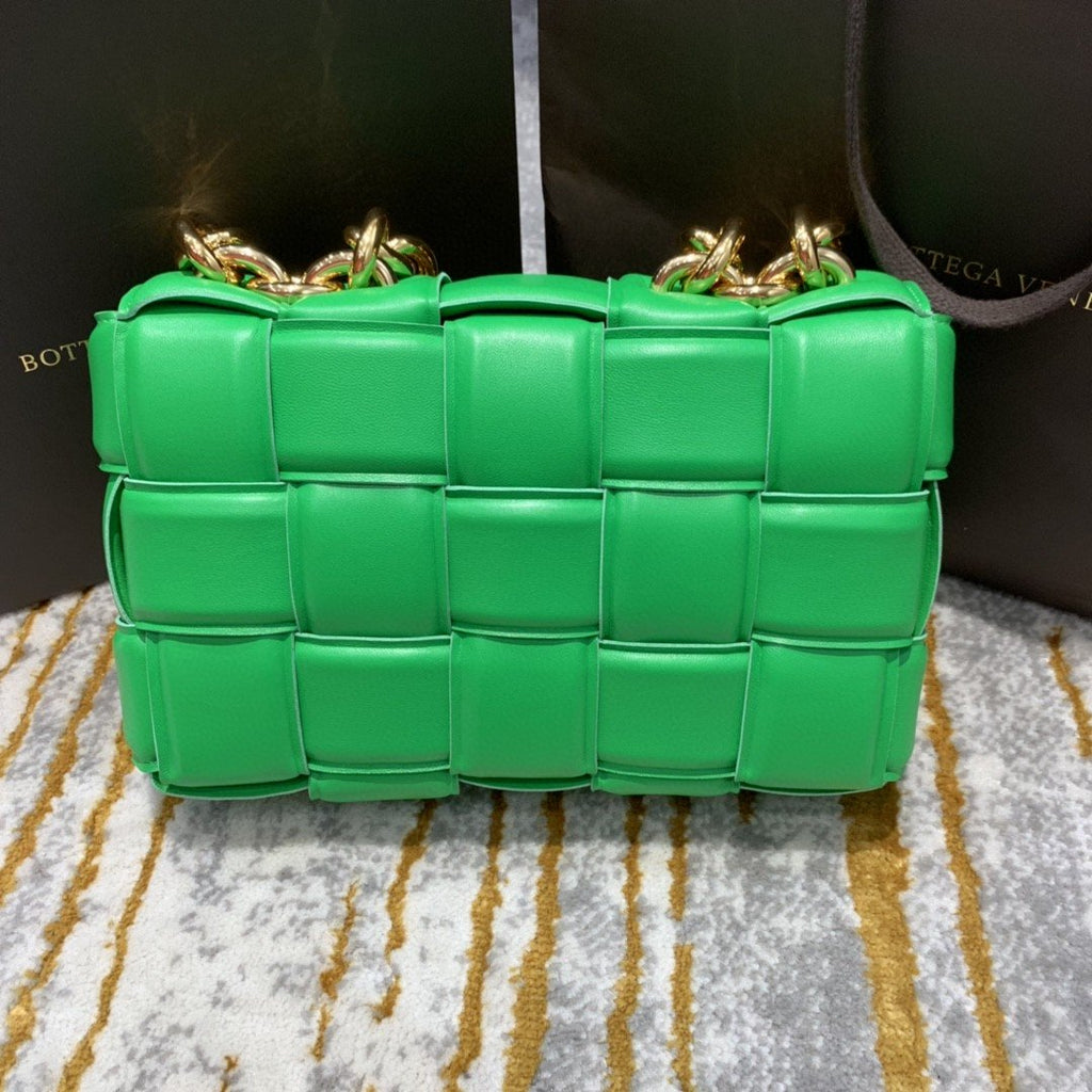 GLAMI Chain Cassette Bag For Women 10.2in/26cm In Green 631421VBWZ03722