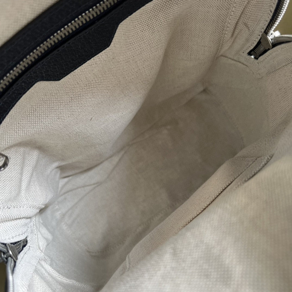 Glami OphiGLAMIa Glami Small Backpack Beige And Blue Glami Supreme Canvas For Women 11.5in/29cm Beige