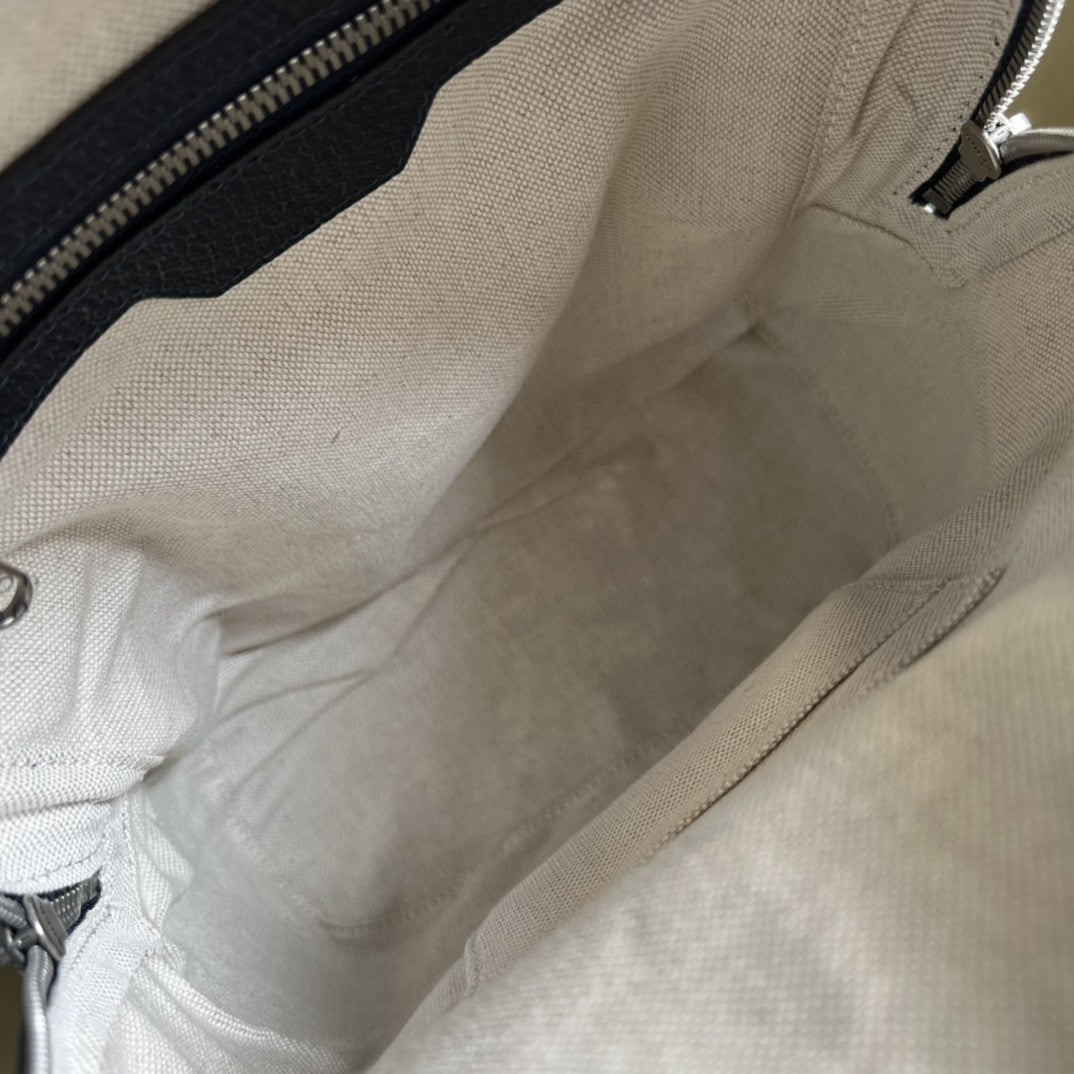 Glami OphiGLAMIa Glami Small Backpack Beige And Blue Glami Supreme Canvas For Women 11.5in/29cm Beige