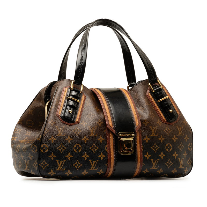 Louis Vuitton Monogram Mir Grid 2007 Limited Handbag M95579 Brown Black PVC Leather  Louis Vuitton