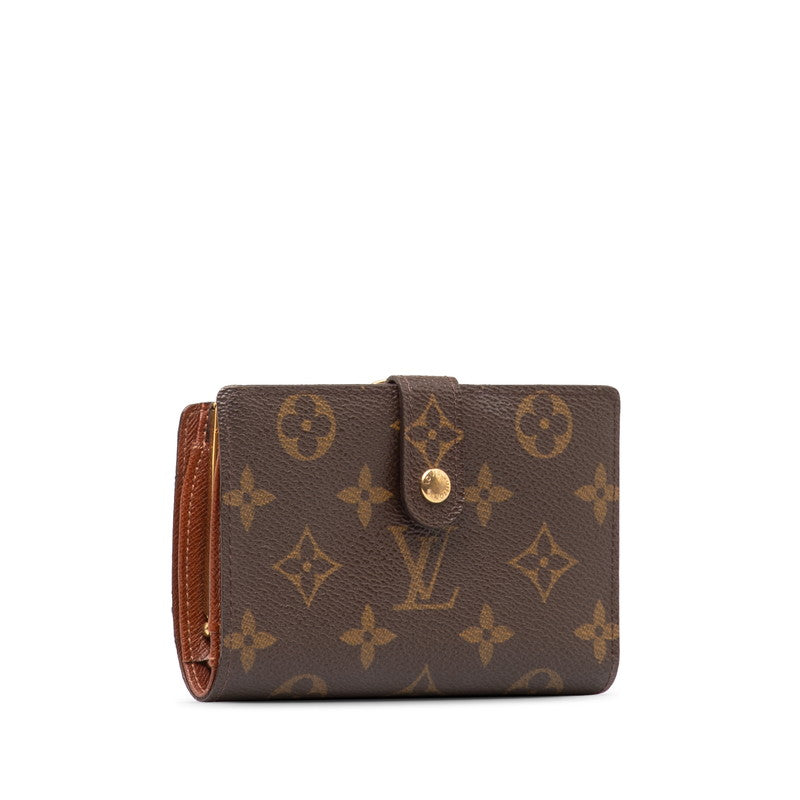 Louis Vuitton Monogram Portemone Vie Vie de Vienna Double Fold Wallet M61663 Brown PVC Leather  Louis Vuitton