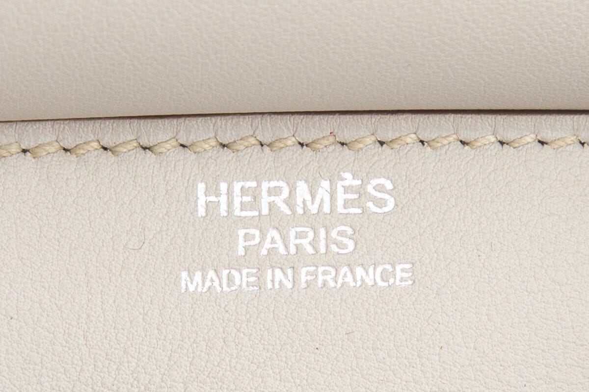 HermÃƒÆ’Ã‚Â¨s 2014 Square R Craie Swift 30 cm Birkin W/ Palladium HW
