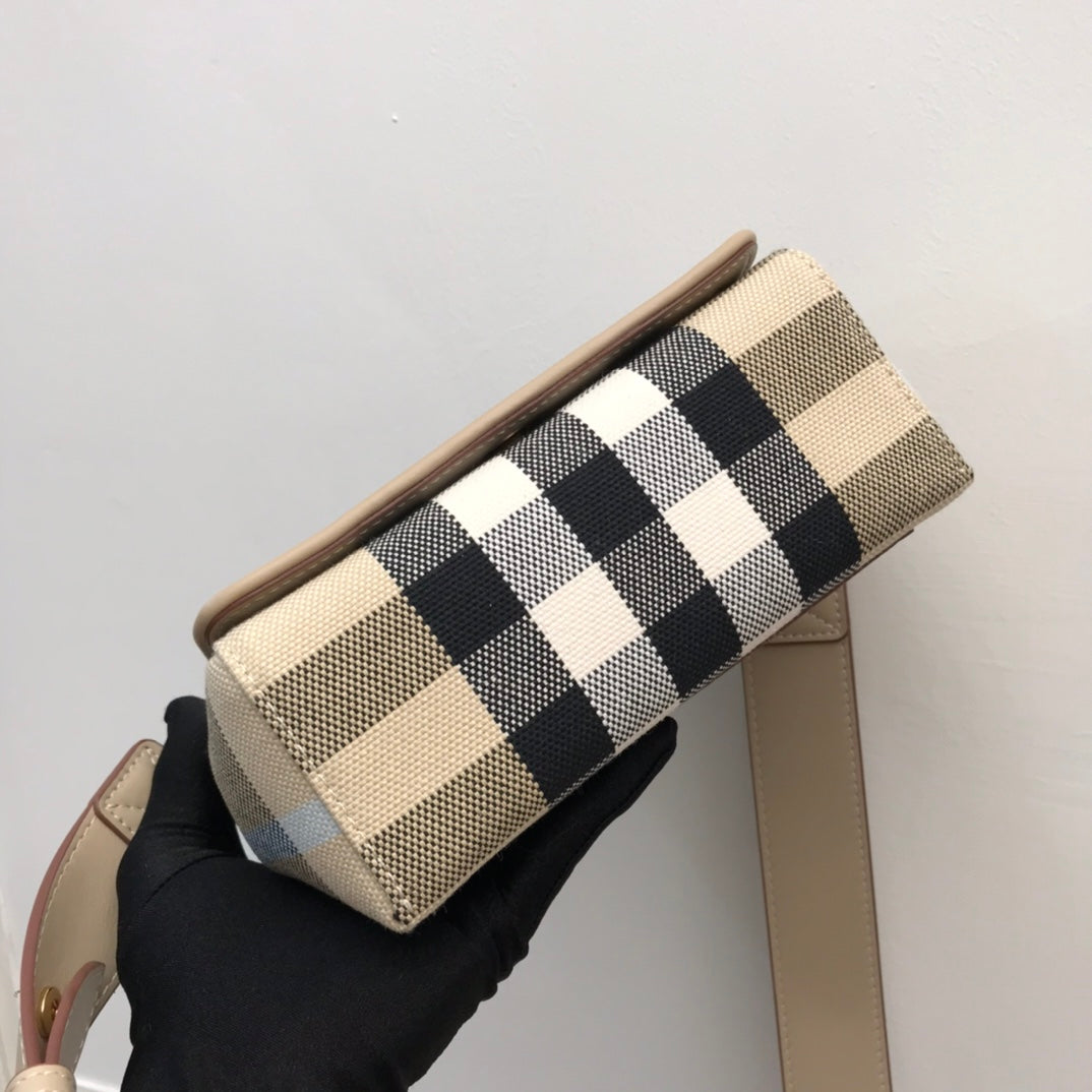 GLAMI Vintage Check And Small Crossbody Bag For Women, Bags 7.1in/18cm