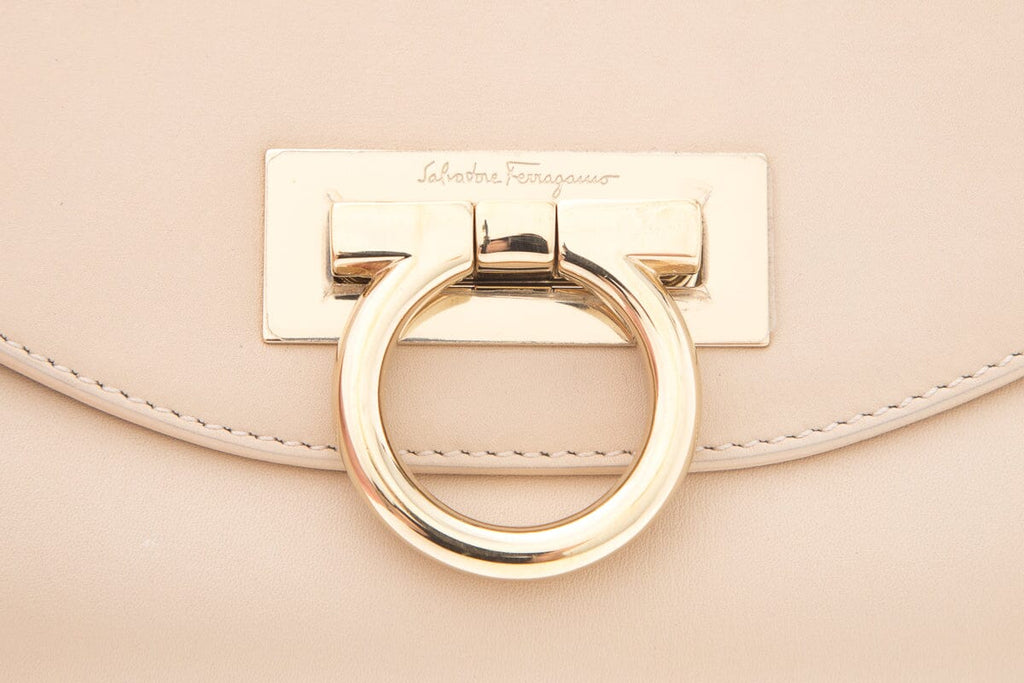 Salvatore Ferragamo Monica Gancini Shoulder Handbag