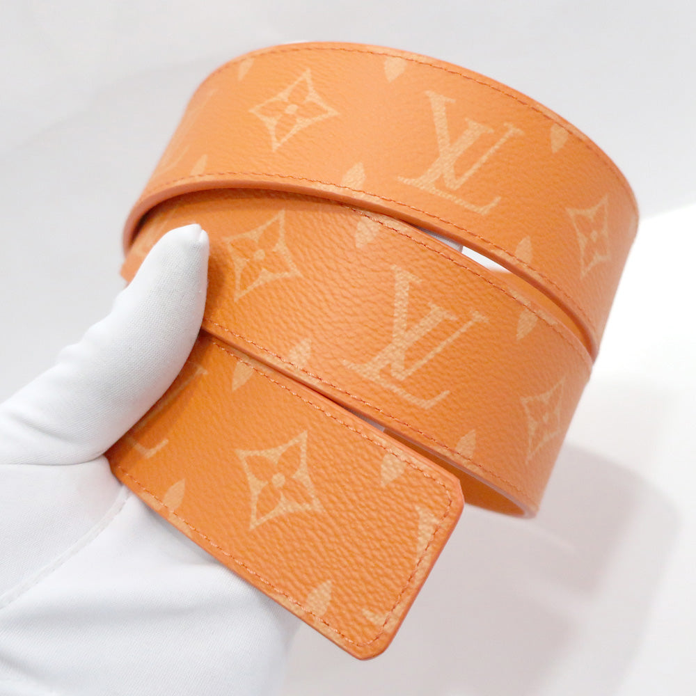 Louis Vuitton LV Initial 40MM Reverseible M8518U Orange Silver 90/36 108cm  Women Box  Bag