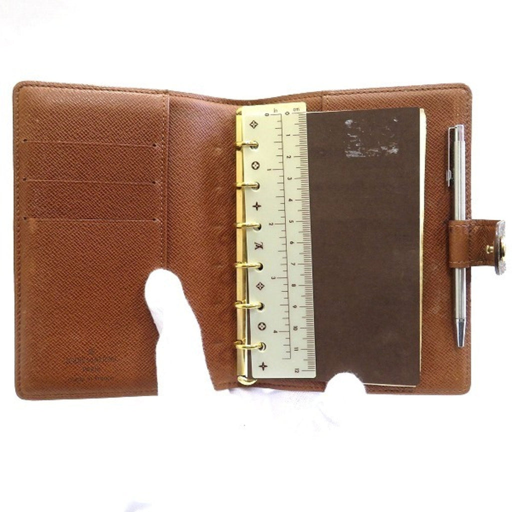 Louis Vuitton Couverture Agenda Fonctionnel Pm  Canvas Wallet  ()