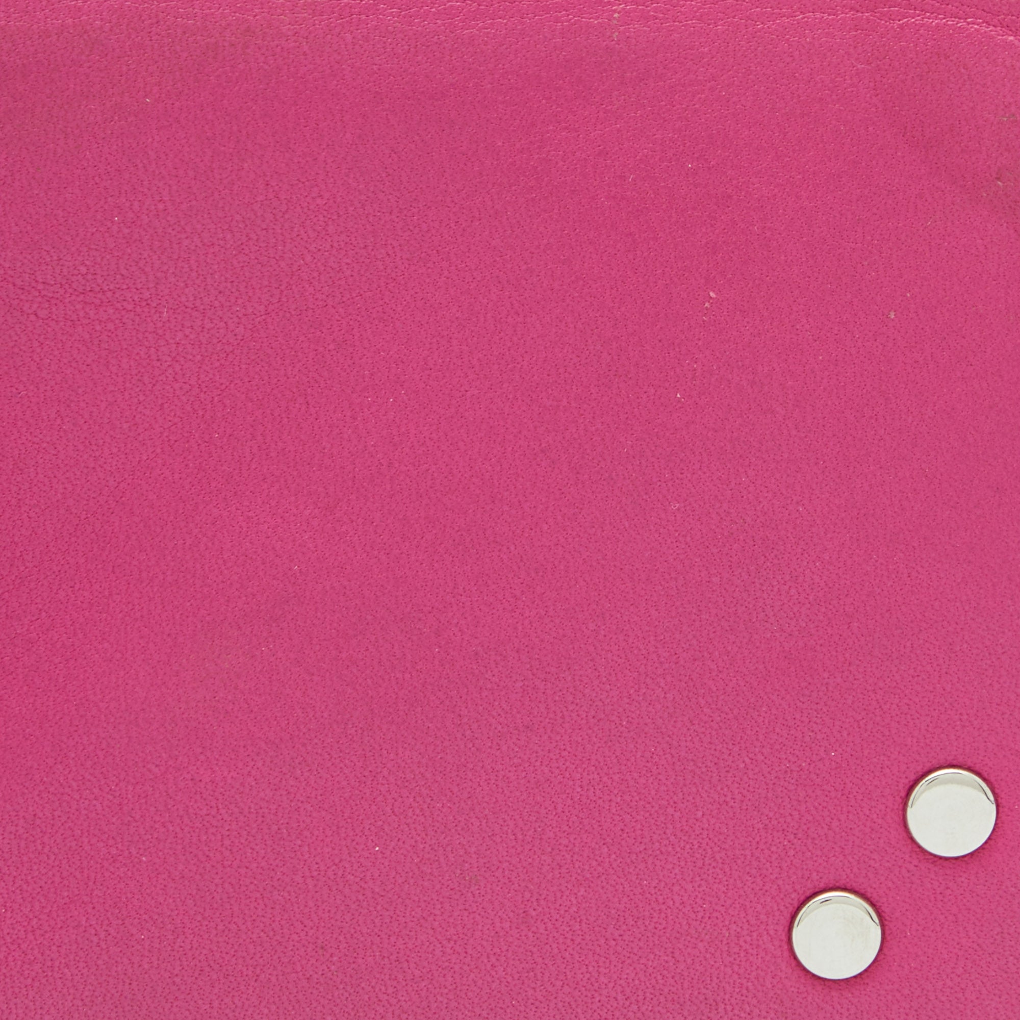 Dior Leather Round Logo Flap Continental Wallet