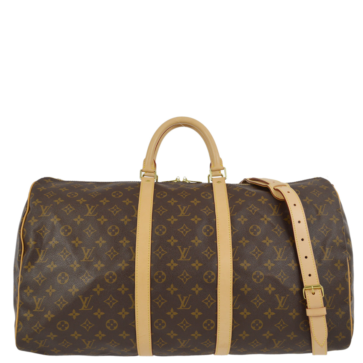 Louis Vuitton Monogram Keepall Bandouliere 55 Duffle M41414