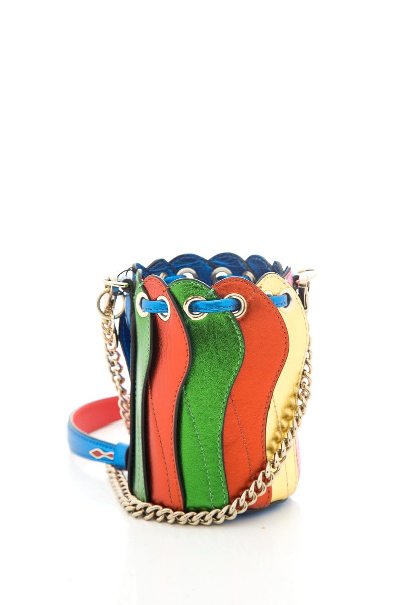 Christian Louboutin Multicolor Bucket Mini Marie Jane Handbag