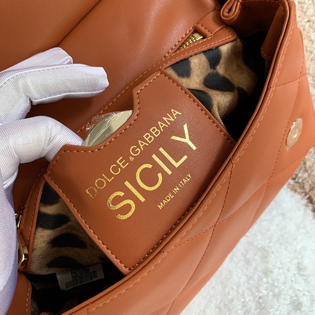 GLAMI MeGLAMIum Sicily Bag In Quilted Brown For Women 10.2in/26cm GLAMI GLAMI6002AW5918N131