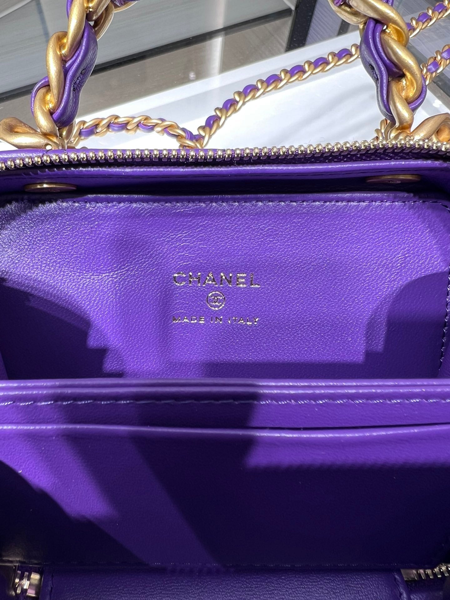 CHLVanity With Chain Purple Bag For Women 9cm/3.5in