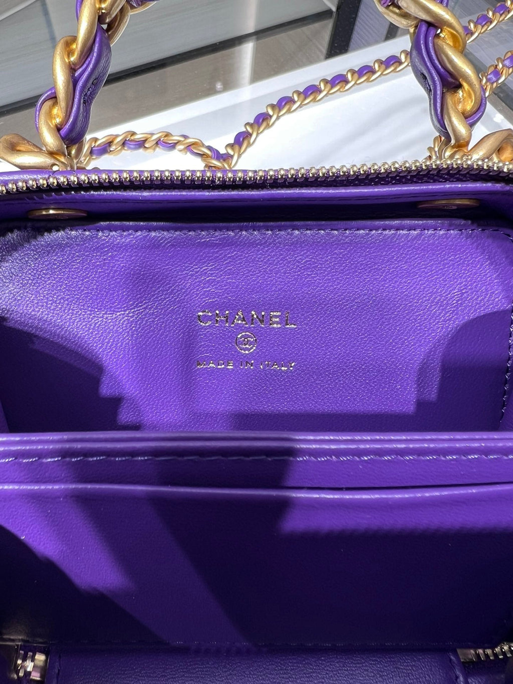 CHLVanity With Chain Purple Bag For Women 9cm/3.5in