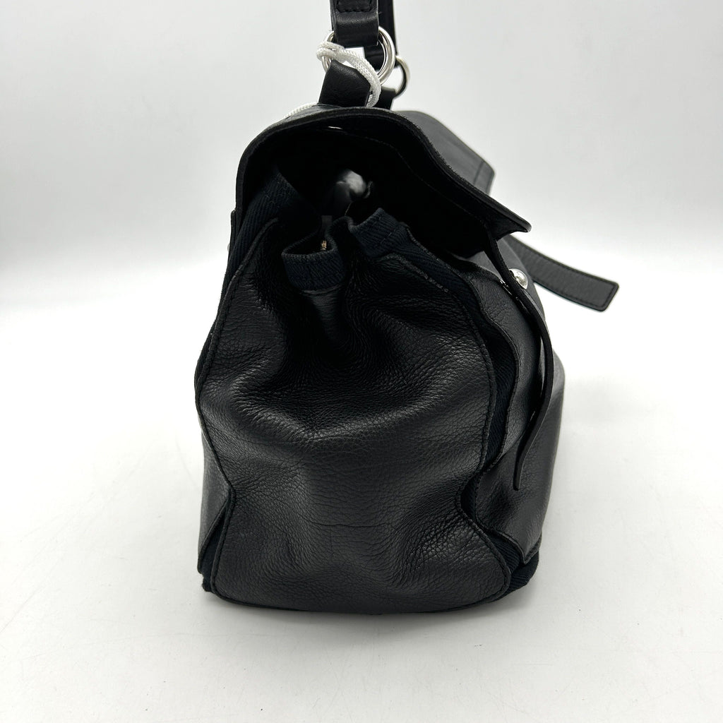 Pre-owned Yves Saint Laurent Leather Top Handle Bag - Black Shoulder Bags, Handbags LA6001