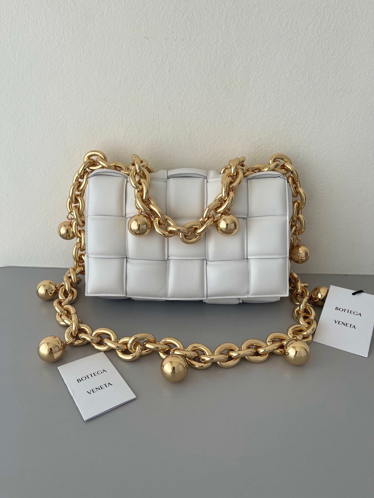 GLAMI Chain Cassette White, For Women, Bags 10.2in/26cm 680070V1FY09009