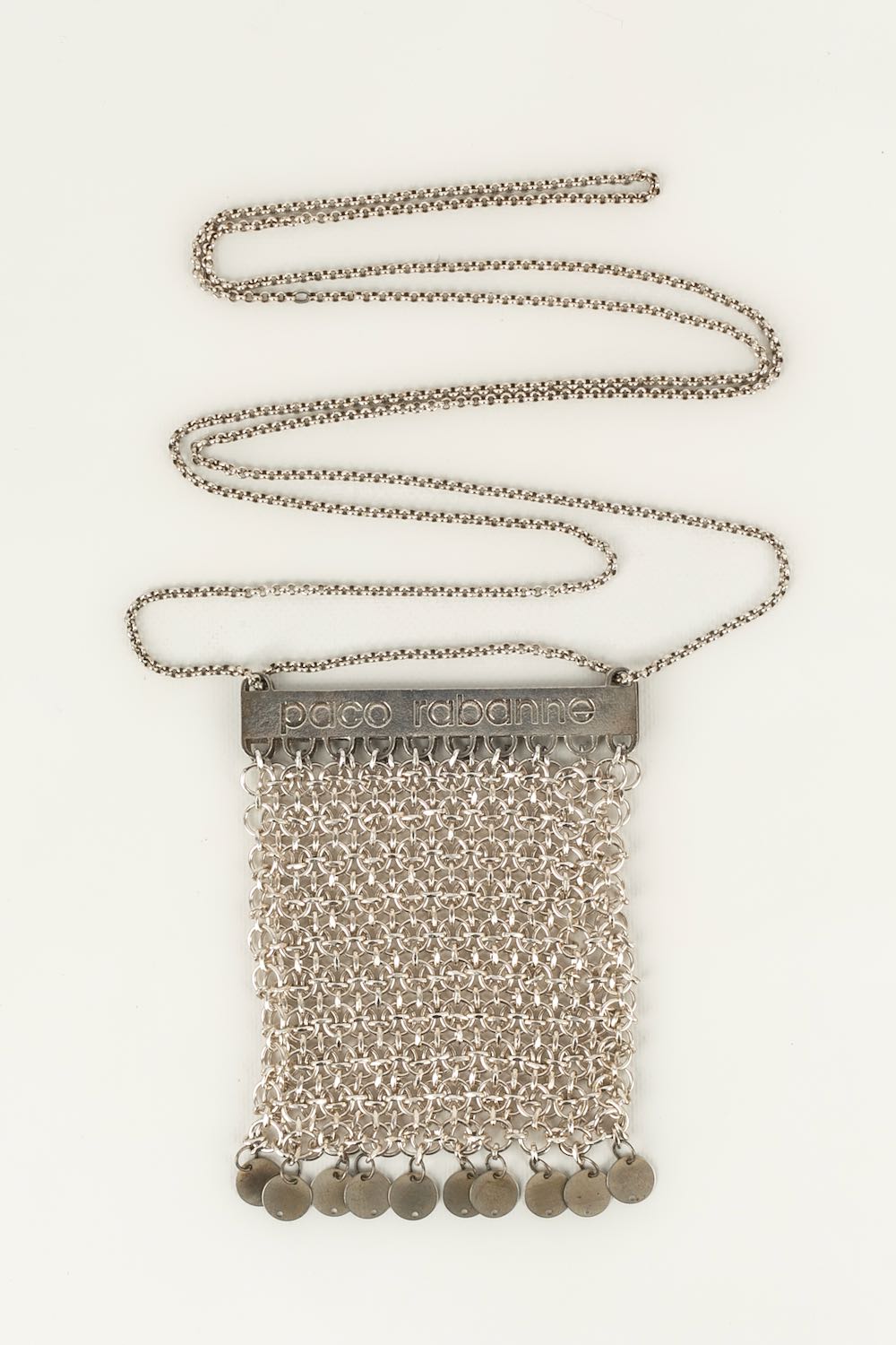 Sac en mÃƒÆ’Ã‚Â©tal argentÃƒÆ’Ã‚Â© Paco Rabanne