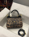 GLAMI Sicily Bag In Leopard-Print Pony Hair Multicolour For Women 7.9in/20cm GLAMI