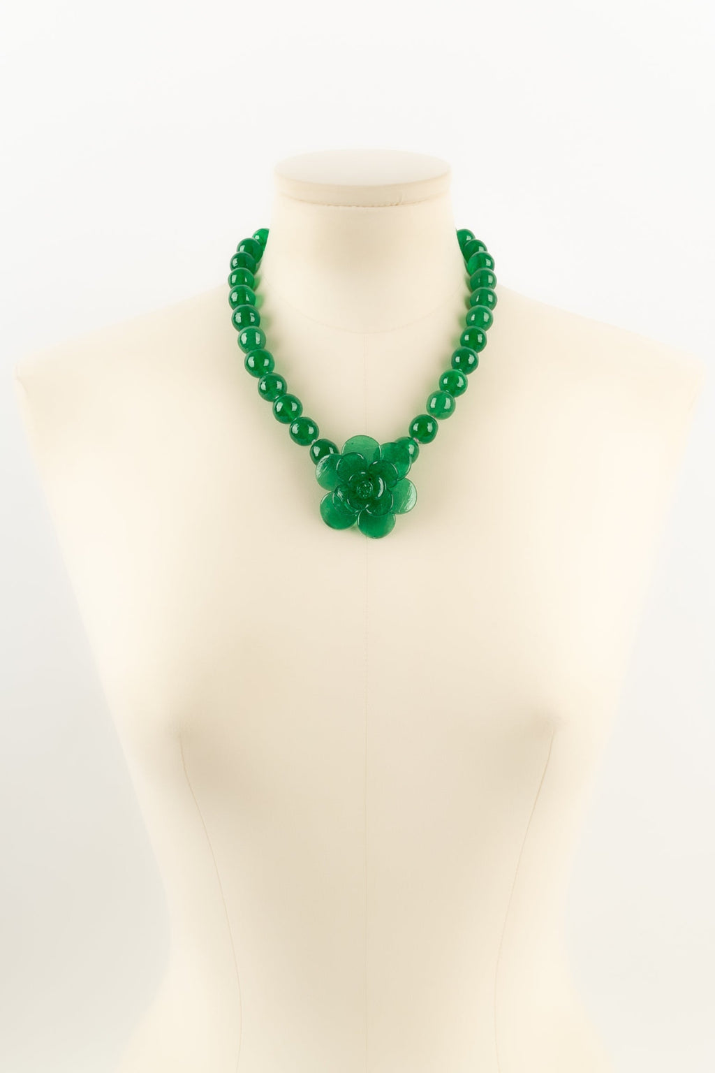 Collier camÃƒÆ’Ã‚Â©lia vert Augustine