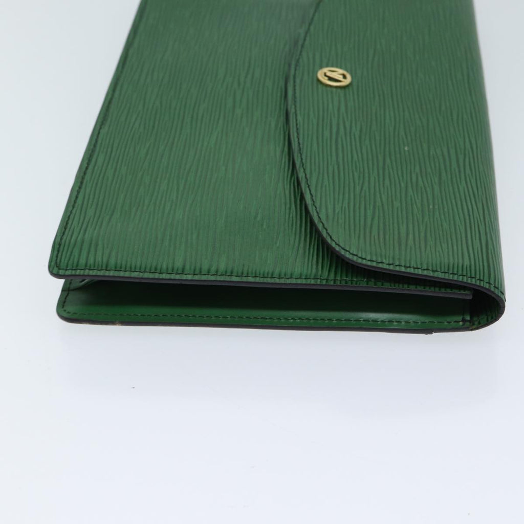 Louis Vuitton Epi Montaigne 27 Clutch Bag Green