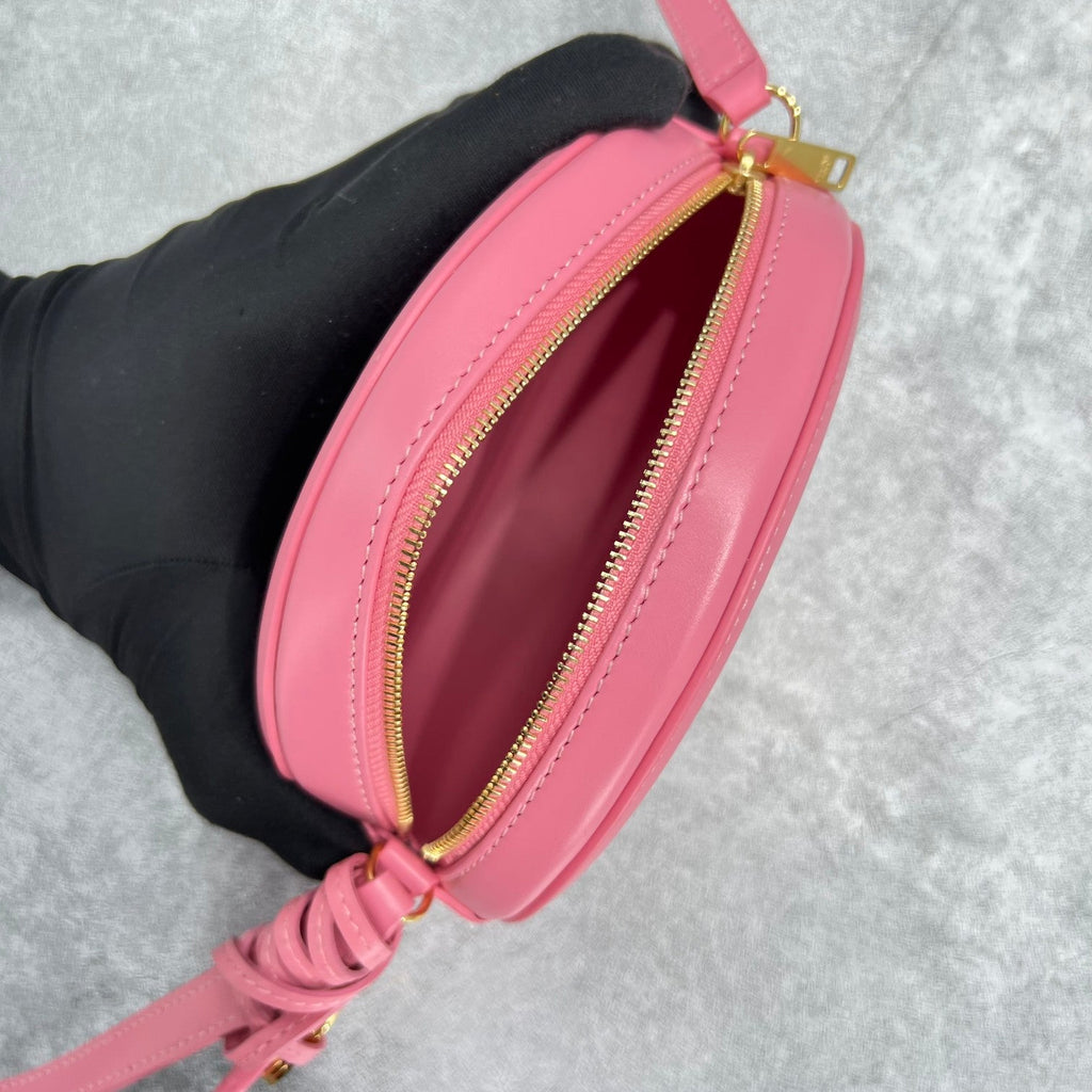 GLAMI Crossbody Oval Purse Cuir Triomphe PiNike For Women 6in/16cm 10I703DPQ.27LK