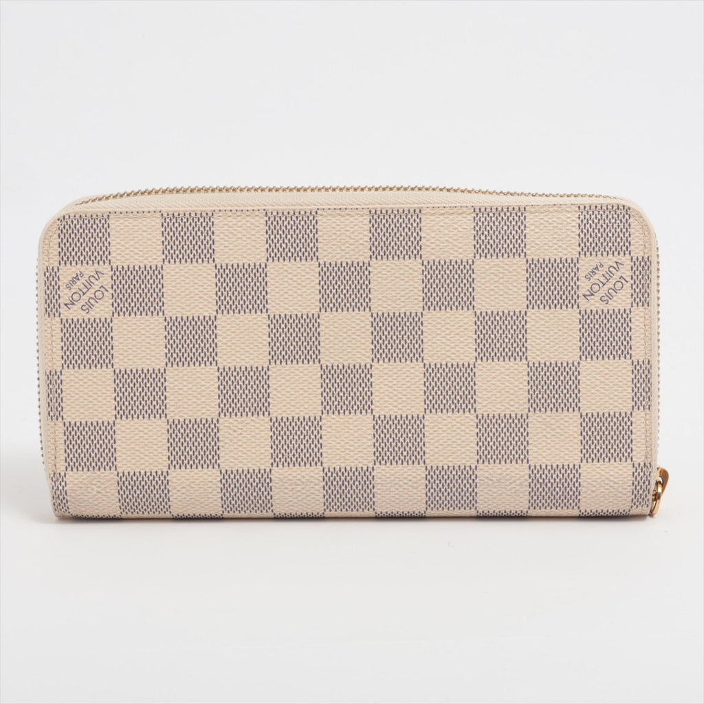 Louis Vuitton Damierazur N60139 Round  Wallet