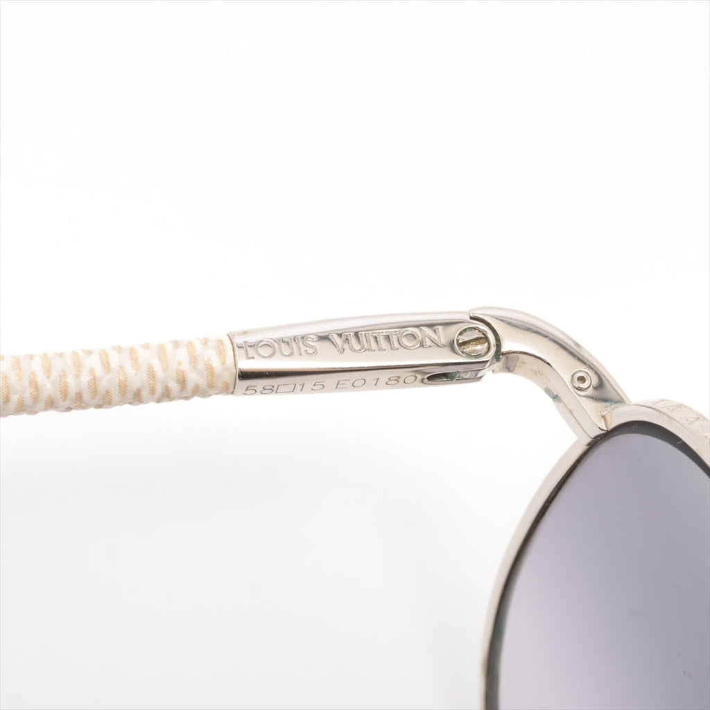 Louis Vuitton Z0203U Compilation Pilot Sun Glasses PVC x Metal Ivory 5815