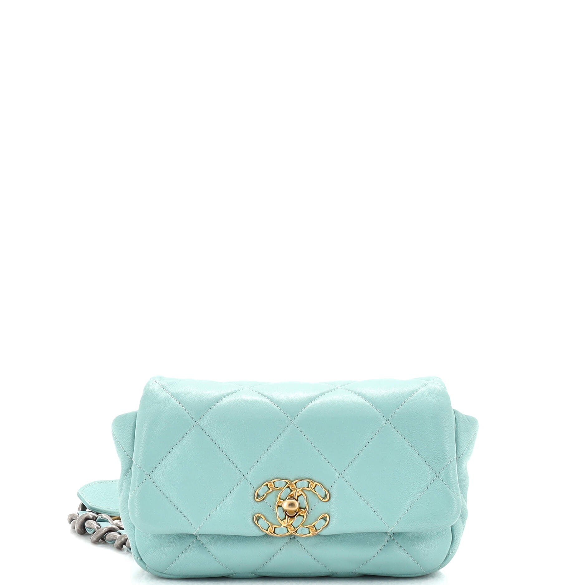 CHANEL 19 Belt Bag Quilted Leather