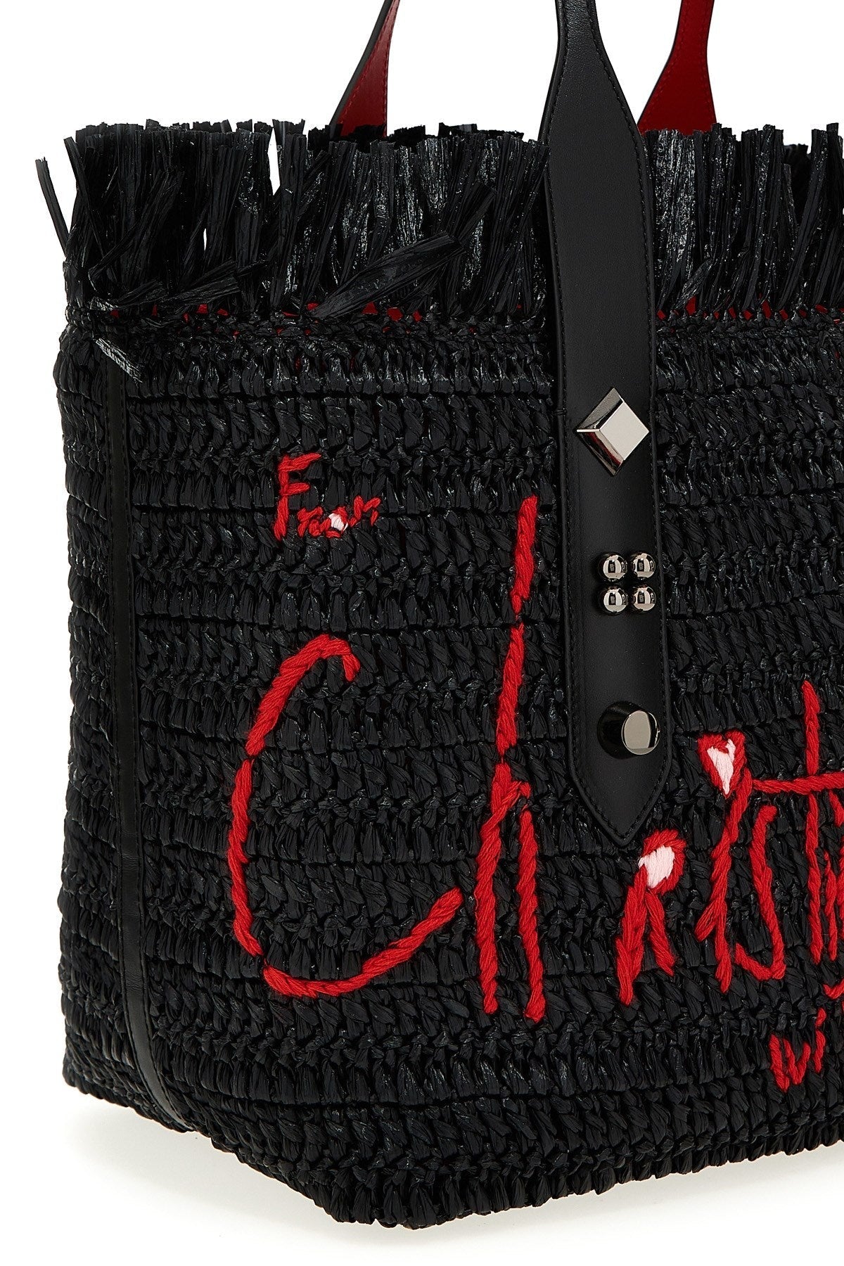 Christian Louboutin Women Christian Louboutin X Ross De Palma 'Frangibus Medium' Shopping Bag